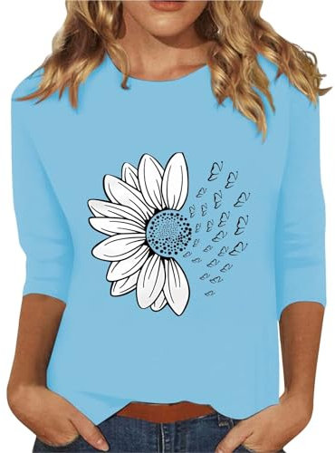 Angebote des Tages Heute Bluse Kurzarm Damen T-Shirt Damen Weiß V-Ausschnitt Mode Für Mollige Kinder Tshirt Mit Regenbogen Spitzenärmel Top Blusen Mit V Ausschnitt Damen Große Größen Sale