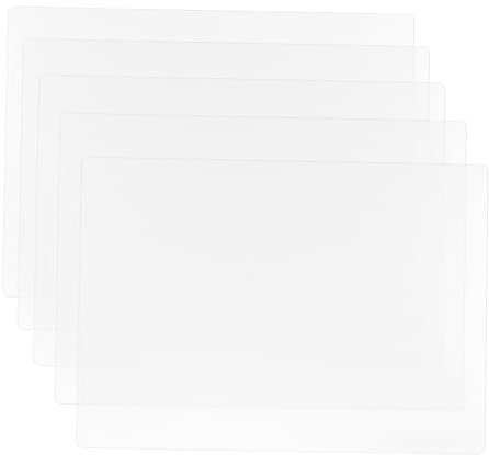 EXCEART 5blätter Transparente Schreibunterlage Schreibtafel Für Büro Und Schule Rutschfeste Schreibmatten Zum Schreiben Schreibtafeln Für Prüfungen Und Büroschreibtafeln