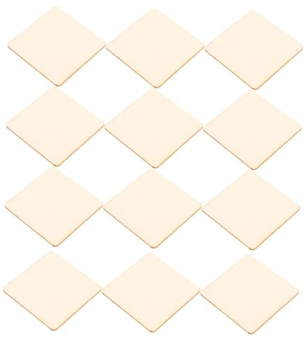 STOBOK 50stücke Naturholzscheiben Diy Unbearbeitete Holzplatten Für Handwerk Und Malerei Holzscheiben Für Heimwerkerprojekte