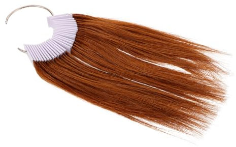 WOONEKY 30stücke Übungsprobe Zum Haarfärben Haarfarben-teststrähne Mit Farbtesttabelle Für Haarsträhnen Haarprobenring Für Friseurbedarf Zum Testen Der Farbe Und Haarstyling