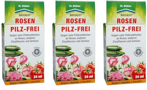 3 x Dr. Stähler BOCCACIO® Rosen Pilz-Frei 24 ml - Flora Sparpaket