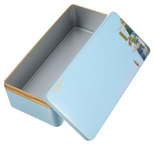 CONGARTENO Barattolo Per Tè Lamiera Di Contenitore Multi-funzione Per Foglie Sfuse e Dolci Design Vintage Scatola Sigillata Per Cucina e Tè Room