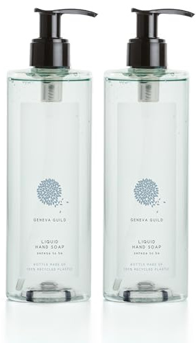 Geneva Guild Flüssigseife Liquid Hand Soap 380ml Aloe Vera Seife Hotel Spa Wellness (2x380ml)
