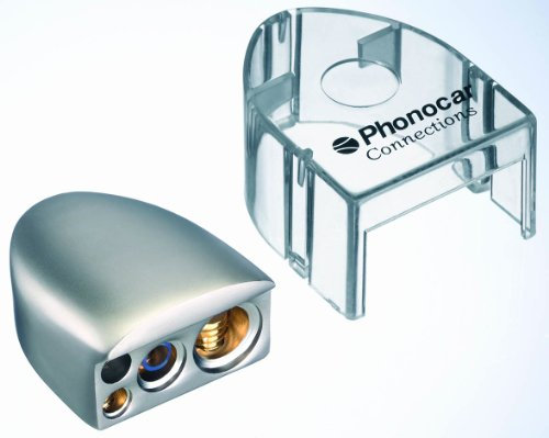 Phonocar 4/481 morsetto batteria 4 uscite con protezione, Multicolore