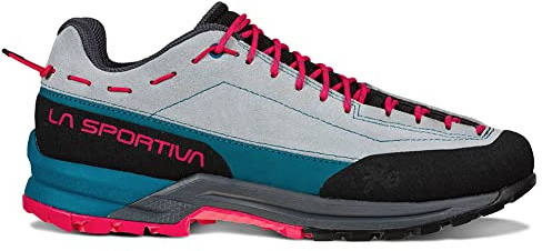 La Sportiva Womens TX Guide Leather Approach/Hiking Shoes, Cloud/Love Potion, 9.5-10