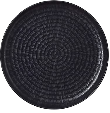 WAS Germany Plato llano, diámetro 19 cm, juego de 6 unidades, ceniza de porcelana