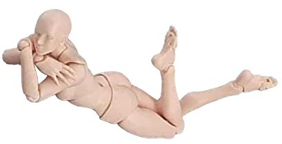 Actionfigur-Körper, Anpassbare Posen, Bewegliches, Robustes PVC Zum Zeichnen von Schaufensterpuppen, Familienbüro (Frau)