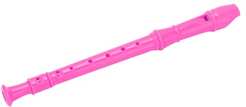 ABS Blockflöjtinstrument 8-håls Sopranblockflöjter för Dagis Elementary SPink Professionella Tillbehör för Användning (Akozonioey7un53q-12)