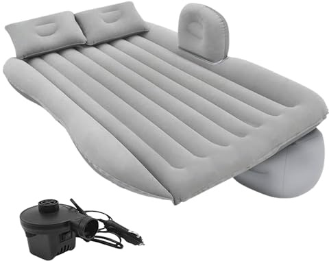 MAGIC SELECT Materasso Gonfiabile per Auto. Letto Pieghevole Portatile e Multifunzionale per Sedile Posteriore con Pompa ad Aria + 2 Cuscini. Divano ad Aria con Gonfiatore per Viaggi e Campeggio.