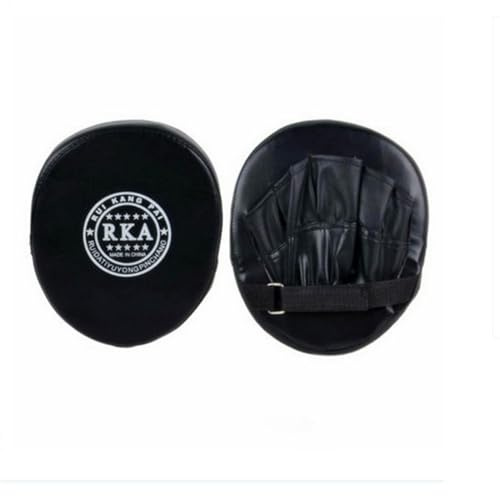 Colpitori Boxe, 1 Paio Cuscinetti Boxe, Paracolpi Boxe in Pelle PU, Pao Boxe, Fo-cus Pads Bersaglio Boxe Guantoni da Boxe per Muay Thai Kickboxing Karate MMA A-rti Marziali T-aekwondo Allenamento