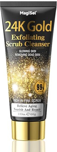 Maschera Viso Oro 24K Peel Off, Maschera Purificante Antirughe, Idratante, Pulizia Profonda dei Pori, Rimuove Punti Neri, Rassodante con Collagene, Cura Viso Donna e Uomo, 100g