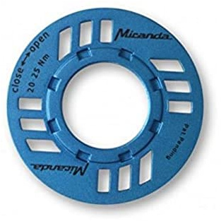 Miranda Kettenschutz E-Bike Kettenschutz mit O-Ring für Bosch Antrieb, blau, One Size, 2100682
