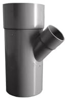 Hidrotecnoagua accesorios de pvc - Derivación macho-hembra reducida 45º 110-50