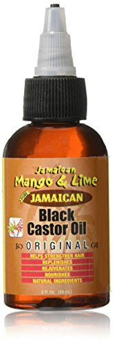 Jamaican Mango & Lime Black Castor Oil, Original, 2 Ounce Original