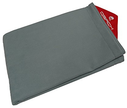 QSack Indy - Funda para puf infantil sin relleno, lavable, 100 x 140 cm (gris azulado)