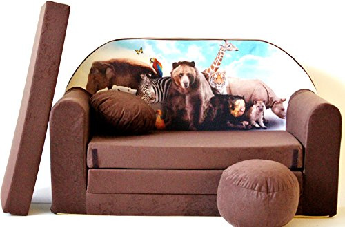 Kindersofa Spielsofa Minicouch aus Schaum Kindersessel Kissen Matratze Farbwahl (57)