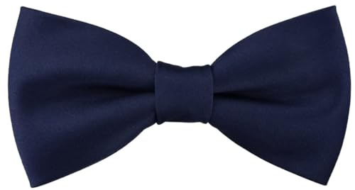 TigerTie - Jungen Fliege – Elegante Kinderfliege Uni Schleife, Ideal für Anzug, Kommunion & Geburtstage - Fliegen Gr. 29 bis 50 cm Halsumfang verstellbar + Aufbewahrungsbox