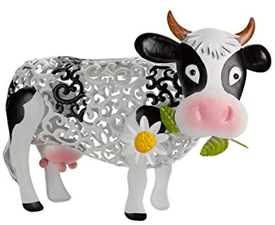 Smart Solar Daisy The Cow Silhouette Solar Garden Light