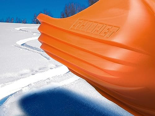 ScoopJet® Speed Carver, Weltmeister-Bob, neues Sportgerät, einzigartiger Carving Bob, Schneebob, Schlitten, Rodel, Kinderschlitten, Zipfelbob, extrem stabil für Erwachsene & Kinder, 10 Jahre Garantie