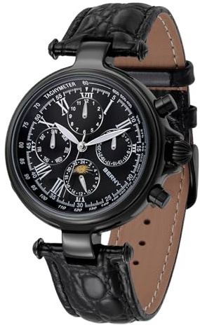 BERNY Montre Automatique pour Hommes Mécanique à Remontage Automatique 3ATM Etanche Multifonction Cadran Super Lumineux Mode Montres