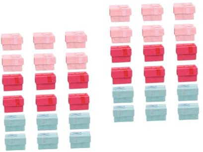 TENDYCOCO 2 Sätze Ringschachtel Ringhalter Für Die Hochzeitszeremonie Halter Für Ringketten Ring Schachteln Ring Kästchen -schmuck-organizer Schmuckhalter 36 Stück * 2