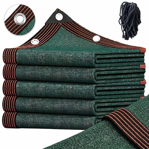 Filet D'ombrage,Tissu D'Ombrage,Filet Protection Solaire 90% UV Taux d'Ombrage, Tissu de Protection Solaire de Jardin,1x2 2x4 3x5m Couvert Végétal Toile d'ombrage pour Jardin Serre(7x9m)
