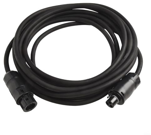 H07RN-F 3 x 1,5 mm² AC strömförlängningskabel, BC01 honkontakt för solväxelriktare, väderbeständig utomhus PV-tråd för balkong solpanelsystem (6 meter)