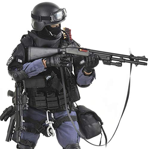 Batop - Modello Soldato 1/6, Figura da 30 cm di Soldato SWAT Speciale della Polizia Militare, Giocattolo di Accessori per Figure Militari
