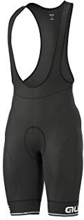 Alè Salopette Invernale Termica Ciclismo Blend Solid (L, Nero-Bianco)