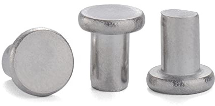 M2m2.5m3m4m5m6, 304 Remache plano de acero inoxidable, remache sólido, golpeando plano-3 * 20 * 50pcs