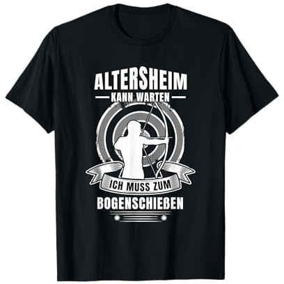 Bogenschießen Tshirt Männer Damen Bogenschütze T-Shirt