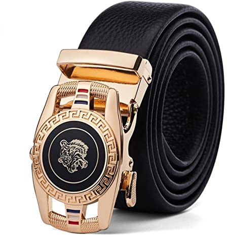 HCMA Echtes Leder Automatik Herren Gürtel Luxus Strap Gürtel für Herren Designer Gürtel Herren Hochwertige Mode Gürtel Werbegeschenke
