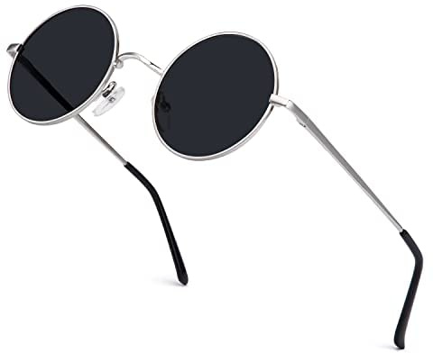 ANYLUV Sonnenbrille Herren Polarisiert, Runde Sonnenbrille Herren Damen Klassische mit UV-Schutz