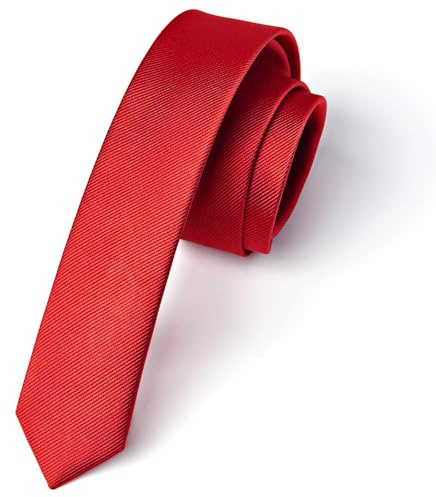 Enlision Herren Krawatte Schmal 4cm Einfarbig Seide Krawatten für Herren Schlips Hochzeit Party Klassische Formelle Elegante Krawatte Business