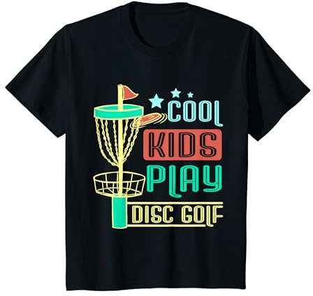 Kinder Für Kinder coole Kinder spielen Discgolf T-Shirt