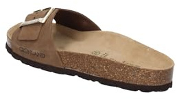 Grunland Ciabatta monofascia in camoscio | Sara CB2633 Tortora 39