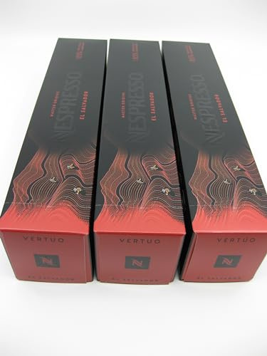 NESPRESSO Vertuo El Salvador Master Origin - 3 barres = 30 capsules