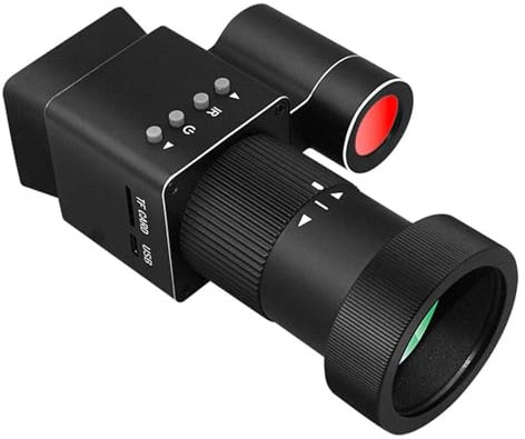 FDTMGW Nachtsichtbrille, digitales Teleskop, 1080P-Videokamera, Infrarot-Nachtsichtgerät, 350 m Fotoaufnahme, Videoaufzeichnung für Outdoor-Angeln, Bootfahren, Nachtsichtgerät