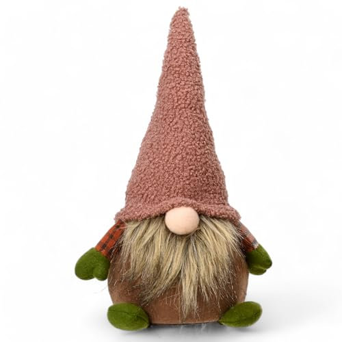 MIJOMA Statuetta decorativa a forma di gnomo di Natale, 30 cm di altezza, decorazione natalizia scandinava, statuetta decorativa per l'inverno e l'Avvento, morbida decorazione in poliestere, ideale