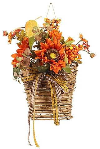Dekorativer Kranz, Herbstkranz für Halloween, Willkommens-Türkranz für die Haustür, Herbstkränze, Weihnachtskränze für die Haustür, Herbst-Türkränze für draußen, Dekorationen für drinnen und draußen