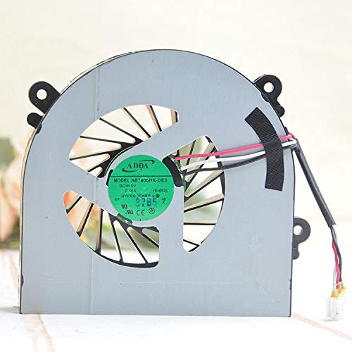 ADDA AB7905HX-DE3 DC 5V 0.40A 3-wire Speed Test Laptop CPU fan