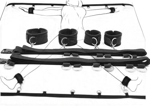 Adatto a Tutte Le Occasioni, Accessori Yoga, Sport Set Cinturino Nero in Nylon Camera da Letto 02D15