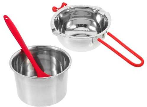 CIYODO De Para Derretir Chocolates Velas y Otros Dulces Baño María Para Hornear y Cocinar Acero Inoxidable