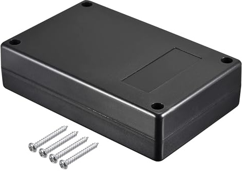 TOP-VIGOR 125 x 80 x 32mm Waterproof Electrical Junction Box ABS with Screw | Plastic Project Boxes for DIY Electronics Projects, Indoor Power Module Case, Instrument Case Box