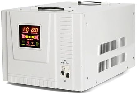 YOIUTRGDK Stabilizzatore di Tensione 220V da Tavolo Automatico for Uso Domestico ad Alta Potenza, regolatore di Tensione CA for Aria condizionata(10000VA)