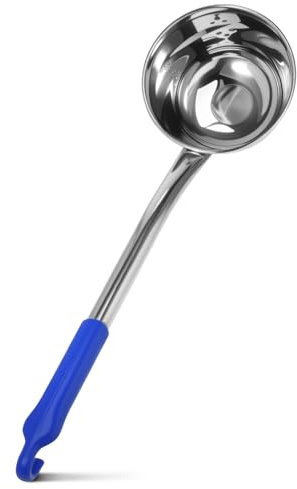 Alipis Stainless Steel Long Handle Ladle Kitchen Serving Spoon with Hanging Loop for Cooking Gardening and Household Use