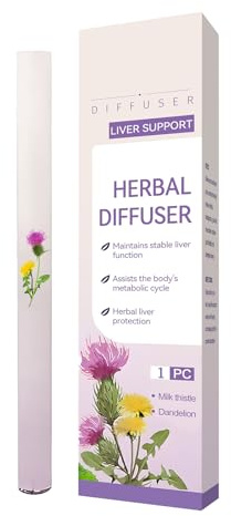 Lápiz Difusor Heŗbal - Gordolobo y Menta, Inhalador de Aromaterapia Portátil con Soporte Respiratorio y Limpieza Pulmonar, Aļivio Natural del Estrés | Uso en Casa, la Oficina o de Viaje