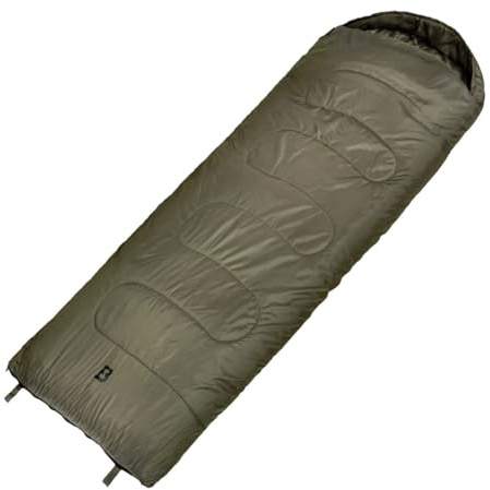 Badger Outdoor TacPak 10T Schlafsack - Deckenschlafsack | mit Kapuze, 220x75 cm, Hüttenschlafsack koppelbar zum Doppelschlafsack, 3 Jahreszeiten, 1100 g