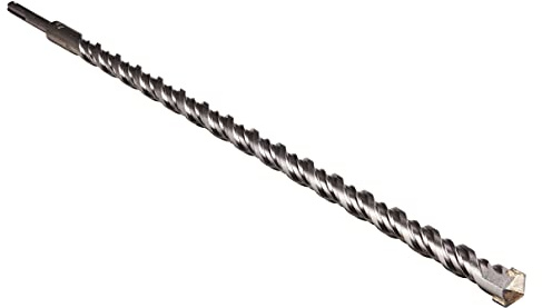 Amtech - SDS masonry drill bit, long 450mm reach, tungsten carbide tip, SDS+ shank for deep drilling in masonry/concrete/brick, 20mm x 450mm
