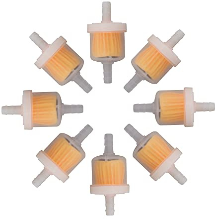 WOOSTAR 1/4 6mm Kraftstofffilter Ersatz für 50ccm 70ccm 90ccm 110ccm 125ccm 150ccm Dirt Pitbike ATV 4 Wheeler Quad Moped Roller 8er Pack